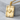 Ace Heart Halo Pendant, gold vermeil, angled product photo