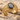 Black Onyx Acanthus Bracelet in gold vermeil, angled product view