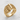 Rib Vault Keystone Ring in gold vermeil, angled studio view