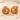 Skull Pumpkin Earring, gold vermeil, product photo view