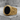 Santa Muerte Onyx Globe Ring, gold vermeil, side angle view
