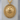 Baptism Shell Cross Pendant, gold vermeil product photo