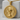 Communion Chalice Wheat Pendant, gold vermeil, front studio product photo