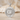 Sunray Rosette Couple Pendant, polished silver, front product view