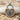 Acanthus Heart Lock Pendant, two-tone finish, product photo