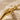 Cornicello Italian Horn Pendant, gold vermeil, close-up of curved horn