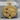 Faravahar Garnet Rosette Pendant, gold vermeil, product photo