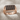 Black Stripe Bar Signet Ring, rose gold, angled product photo