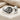 Baroque Comma Open Ring, oxidized silver finish front view