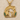 Mother Daughter Garden Pendant, gold vermeil, front product photo