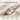Two row cable ring, oxidized finish, size chart