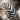 Chevron Groove Ring, oxidized silver, close-up view of chevron pattern