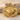 Fede Laurel Handshake Pendant, gold vermeil, product photo