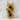 Coffin Draped Sash Pendant, gold vermeil product photo
