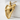 Scapula Fluted Fan Pendant, gold vermeil, product photo