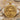 Oak Roots Heart Pendant, gold vermeil, product view