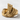 Mourning Draped Column Ring in gold vermeil, angled product view
