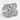 Stepped Cross Signet Ring, polished silver, front studio view