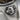 Kitsune Tiger Eye Ring, oxidized silver, close-up of fox mask relief