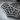 Knotwork Mjolnir Pendant, oxidized, angled close-up view