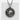 Spartan Hoplite Coin Pendant, oxidized silver, front view