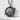 Celtic Raven Pendant, oxidized silver, angled studio product photo