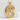 Phoenix Returning Arc Pendant, gold vermeil, front product photo