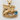 Griffin Topaz Treasure Pendant in gold vermeil, angled product photo