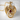 Wyvern Garnet Coil Pendant, gold vermeil, product photo