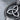 Trinity Loop Border Pendant, oxidized silver, close-up view of Celtic knot details