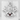 Cerberus Garnet Chest Pendant, polished silver product view