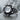 Gotland Quartz Boss Ring, oxidized silver, product view on rock surface