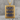 Greek Meander Enamel Tablet Pendant, gold vermeil product photo