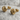 Mismatched Ancient Coin Earring, gold vermeil, product photo