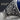 Lapis Byzantine Acanthus Ring, oxidized silver, close-up of carved shoulder detail