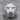 Maya Jaguar Mask Crest Ring, polished silver, angled product photo