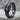 Laurel Ribbon Stacking Ring, black rhodium, front angled view