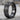 Herringbone Enamel Stacking Ring, black rhodium, studio product photo