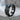 Blue Topaz Crest Spinner Ring, black rhodium plated product view