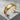Compass Wave ID Bracelet, gold vermeil, product view