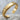 Hammered Rope ID Bracelet, gold vermeil, studio product view