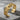 Wheat Sheaf Knot Bracelet in gold vermeil, angled product photo