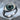 Evil Eye Cathedral Gaze Ring, oxidized silver, angled product view