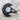 Moonstone Crescent Nest Ring, black rhodium plated finish, product view