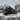 Hematite Tortoise Scute Ring in black rhodium plated finish