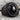 Star Diopside Radial Ring, black rhodium plated, angled studio product photo