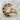 Moonstone Crescent Nest Ring, gold vermeil finish, product view