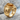 Amber Bear Forest Ring in gold vermeil, three-quarter view