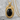 Onyx Fluted Capsule Pendant, gold vermeil, product studio photo
