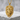 Aztec Eagle Warrior Portrait Pendant, gold vermeil, front product photo